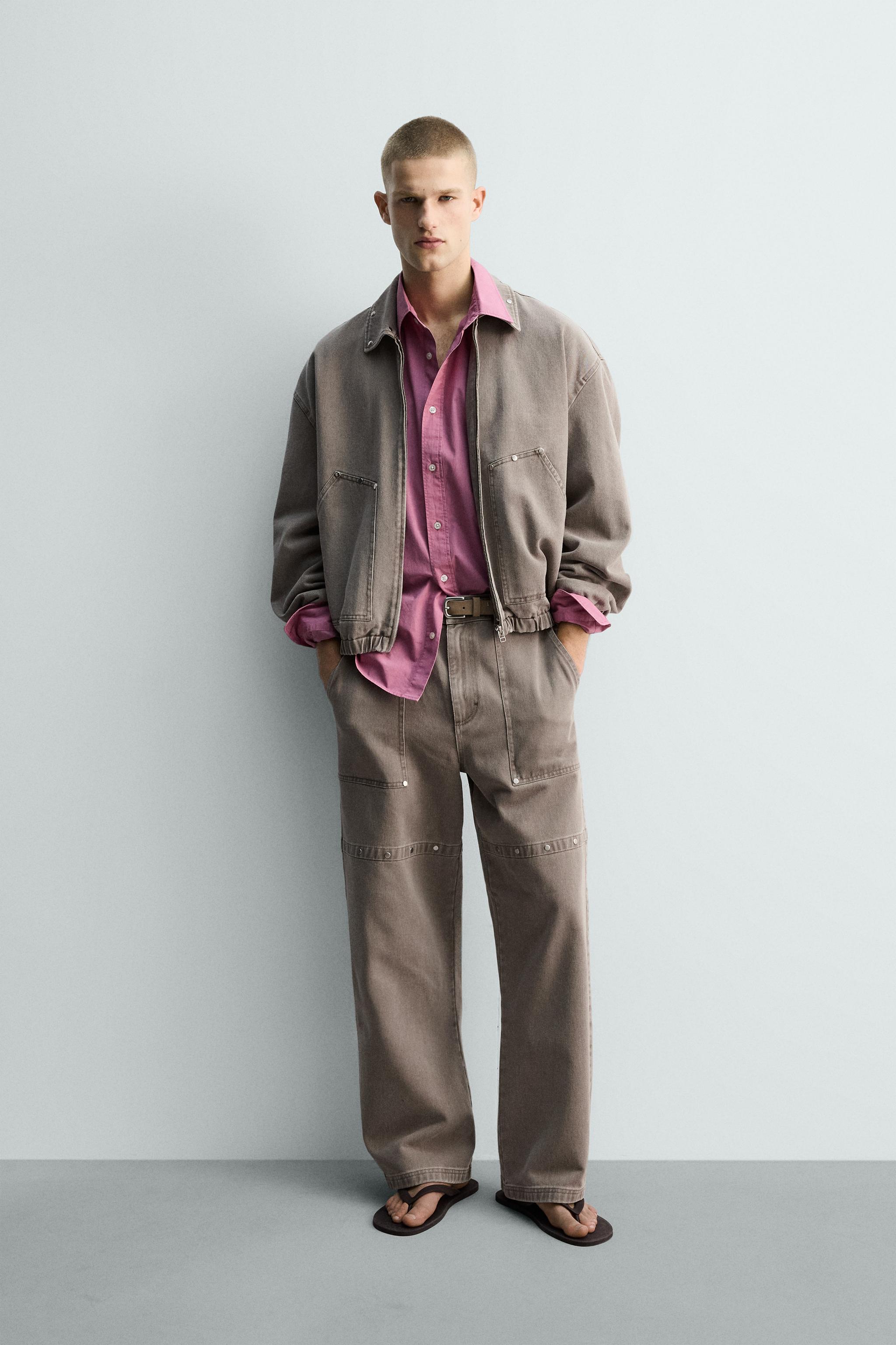 BLOUSON COUPE DÉCONTRACTÉE À CLOUS